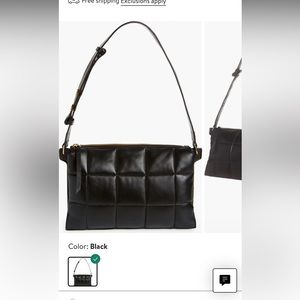 ALL SAINTS CROSS BODY QUILTED MESSENGER